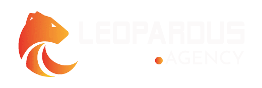 Logo Branca Agência Leopardus