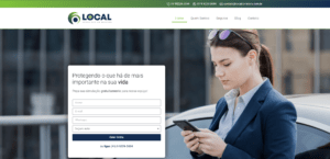 Site Institucional da Empresa Local Corretora